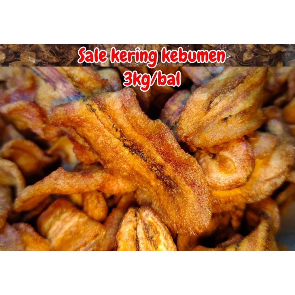 Sale Pisang Kering asli Kebumen 500gr