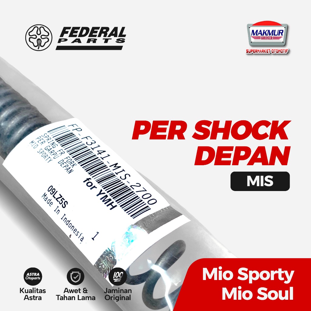 PER SHOCK Depan Mio Sporty (MIS) Original Federal Parts