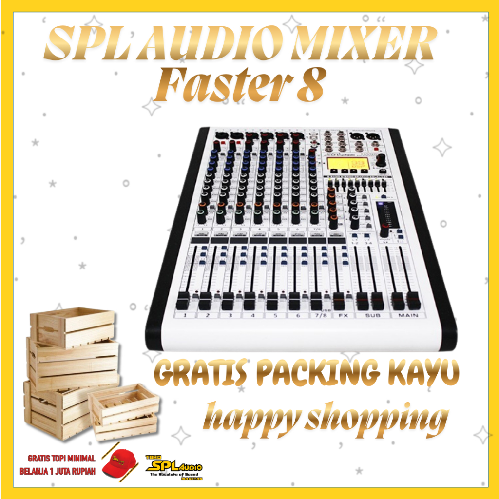 SPL Audio Mixer 8 Channel tipe Faster 8