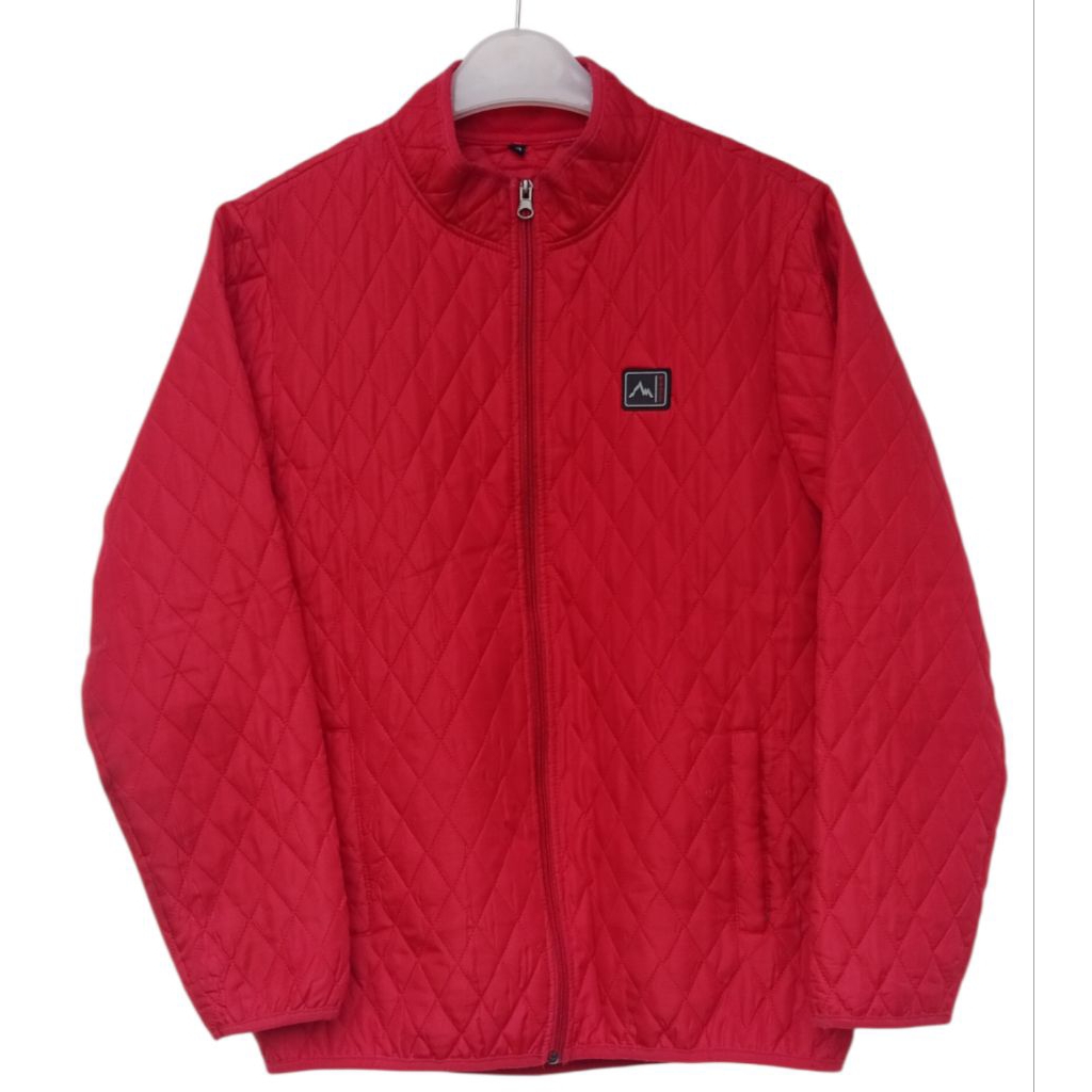 JAKET PUFFER MERAH size M(second)