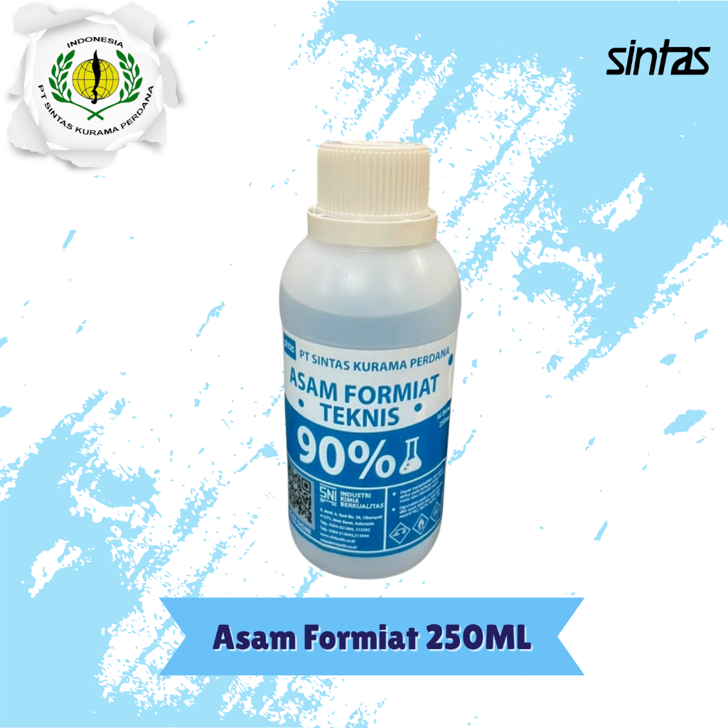 Asam Semut / Asam Formiat / Asam Format Penggumpal karet Sintas90 kemasan 250 ml