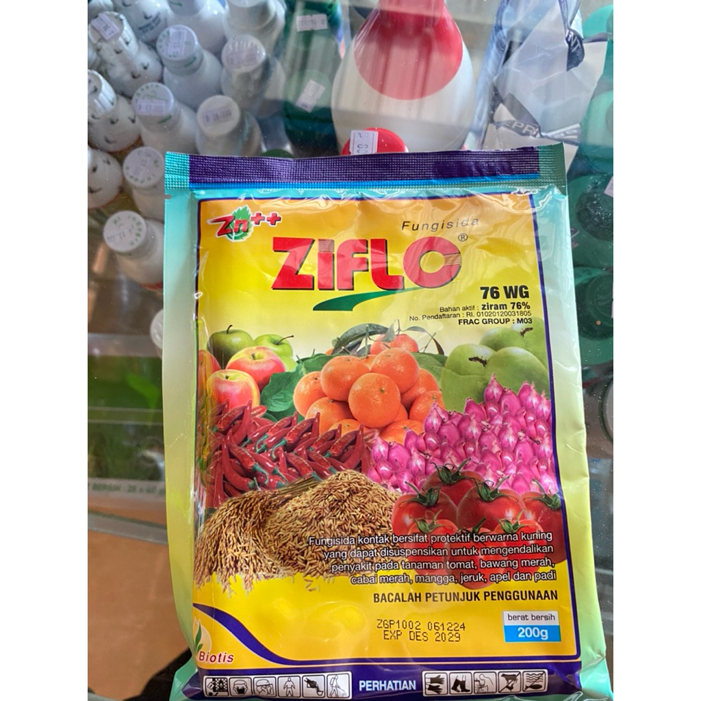 ZIFLO 76 WG Fungisida 200gr / ziram 76%