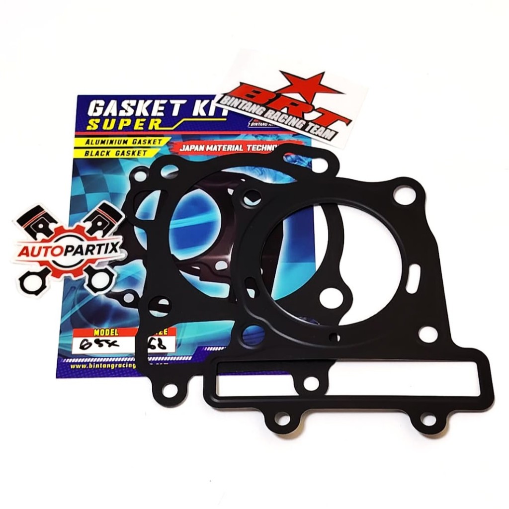 PAKING ATAS BAWAH BRT 68mm GSX 150 SATRIA FU FI 150 Injeksi GASKET BRT PAKING BLOK HEAD GSX150 SATRI