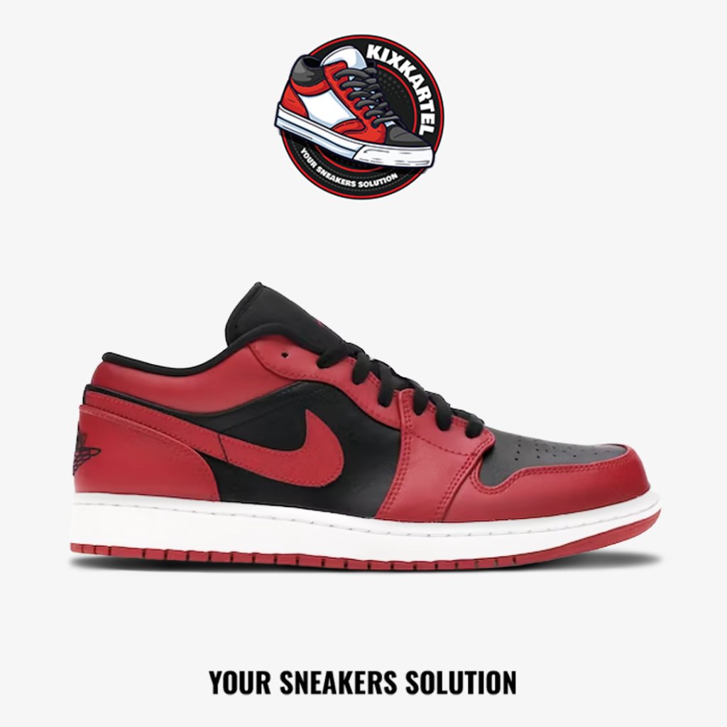 Nike Air Jordan 1 Low Black Varsity Red Reverse Bred