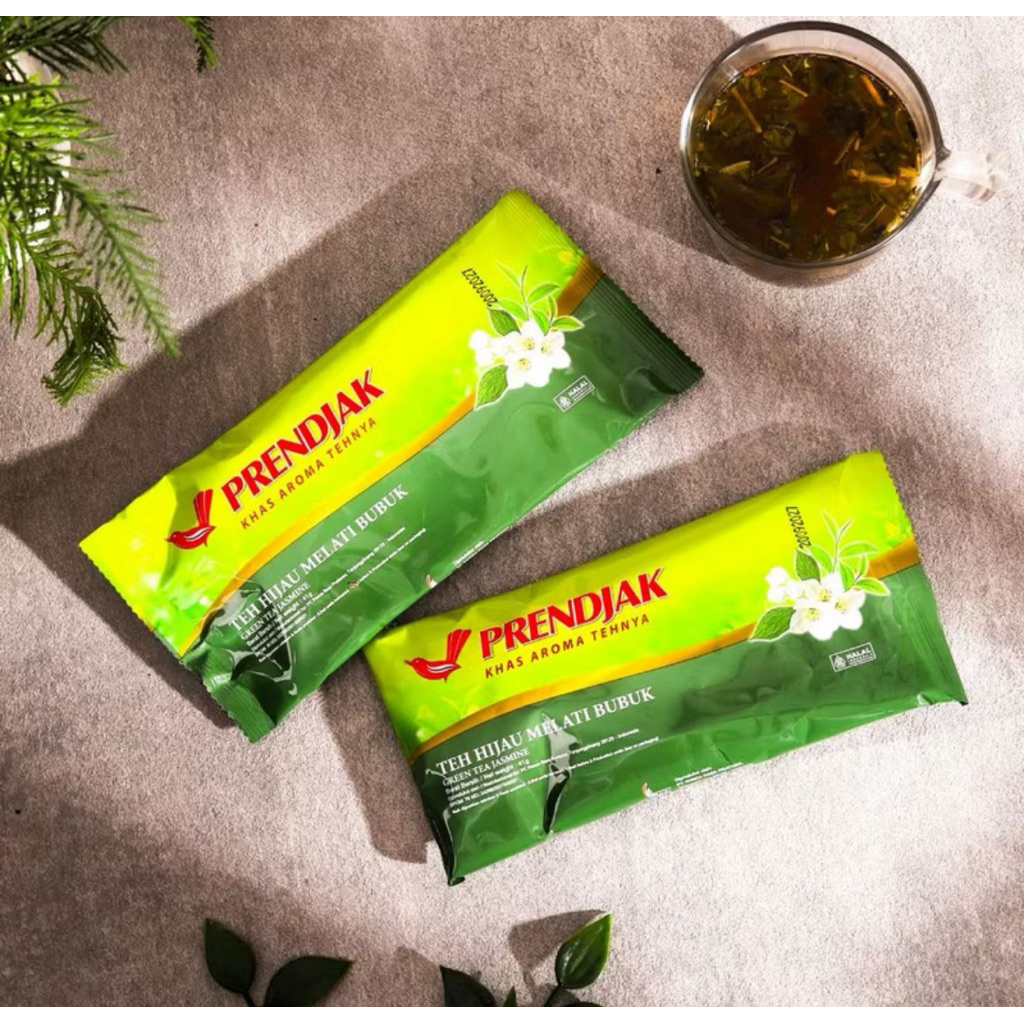 PRENDJAK TEH HIJAU MELATI BUBUK 1 SACHET