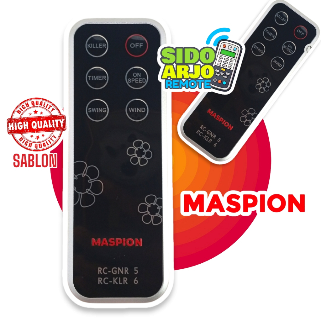 REMOTE KIPAS ANGIN MASPION KILLER