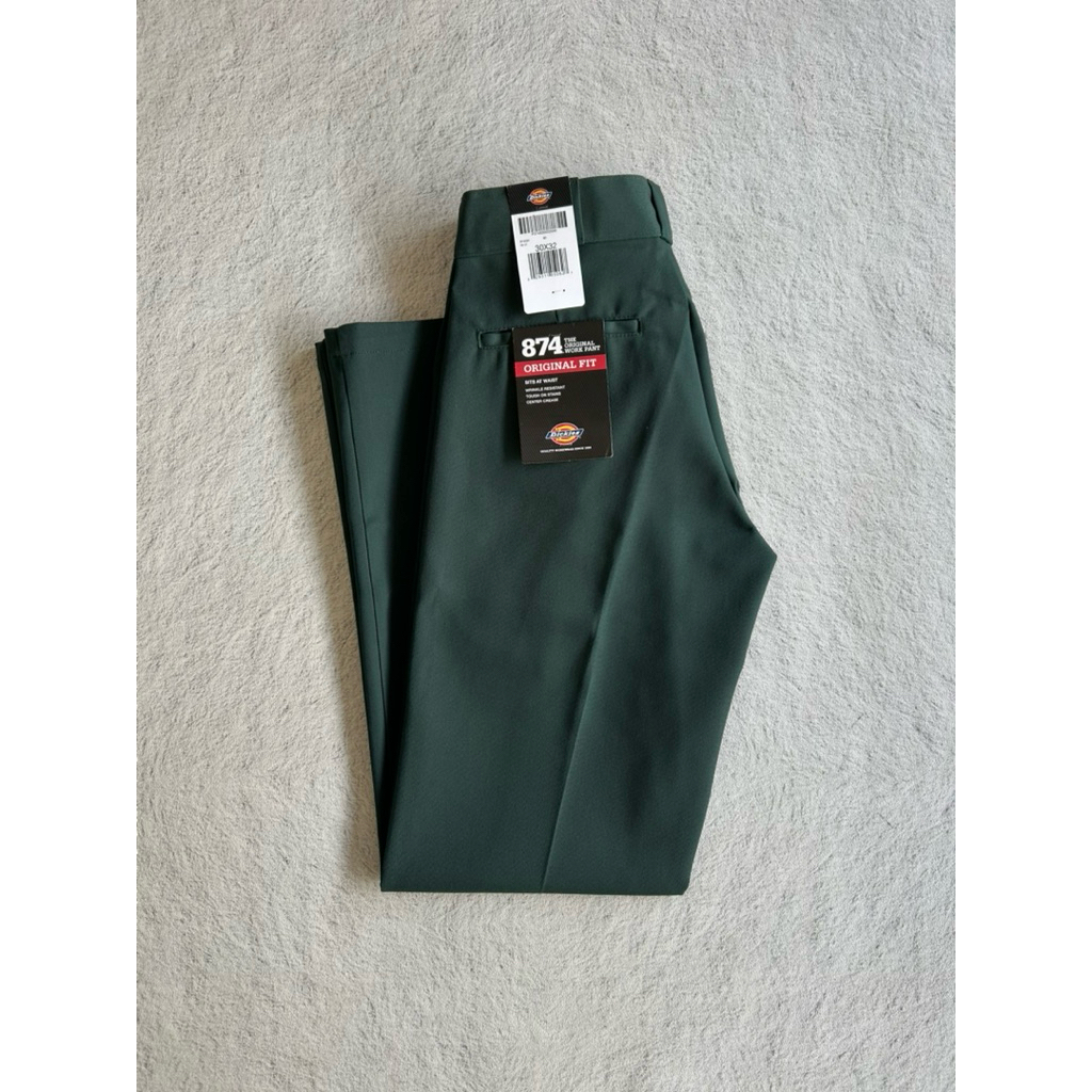 DICKIES WORK PANT 874 GREEN HUNTER