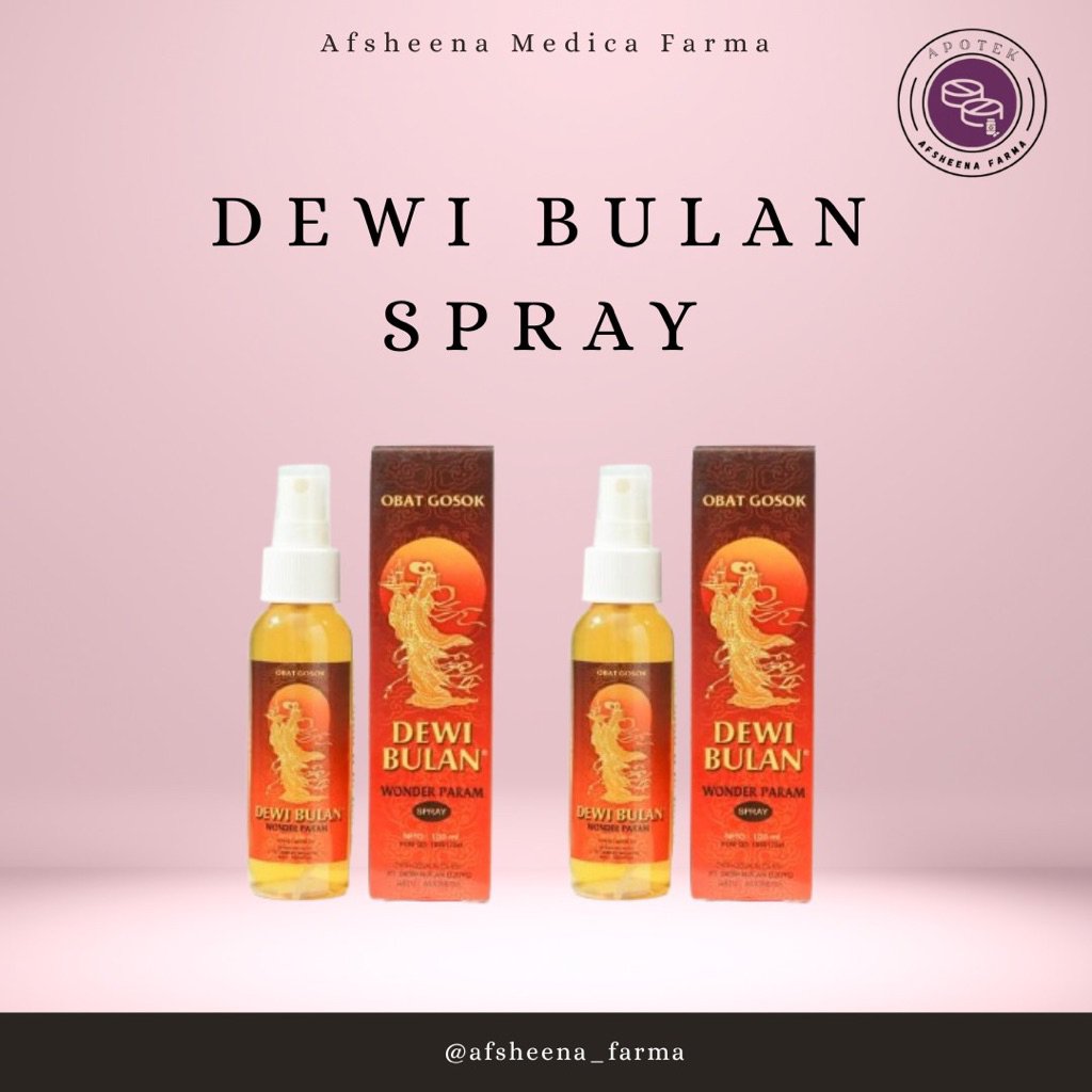 Minyak gosok Dewi bulan Spray