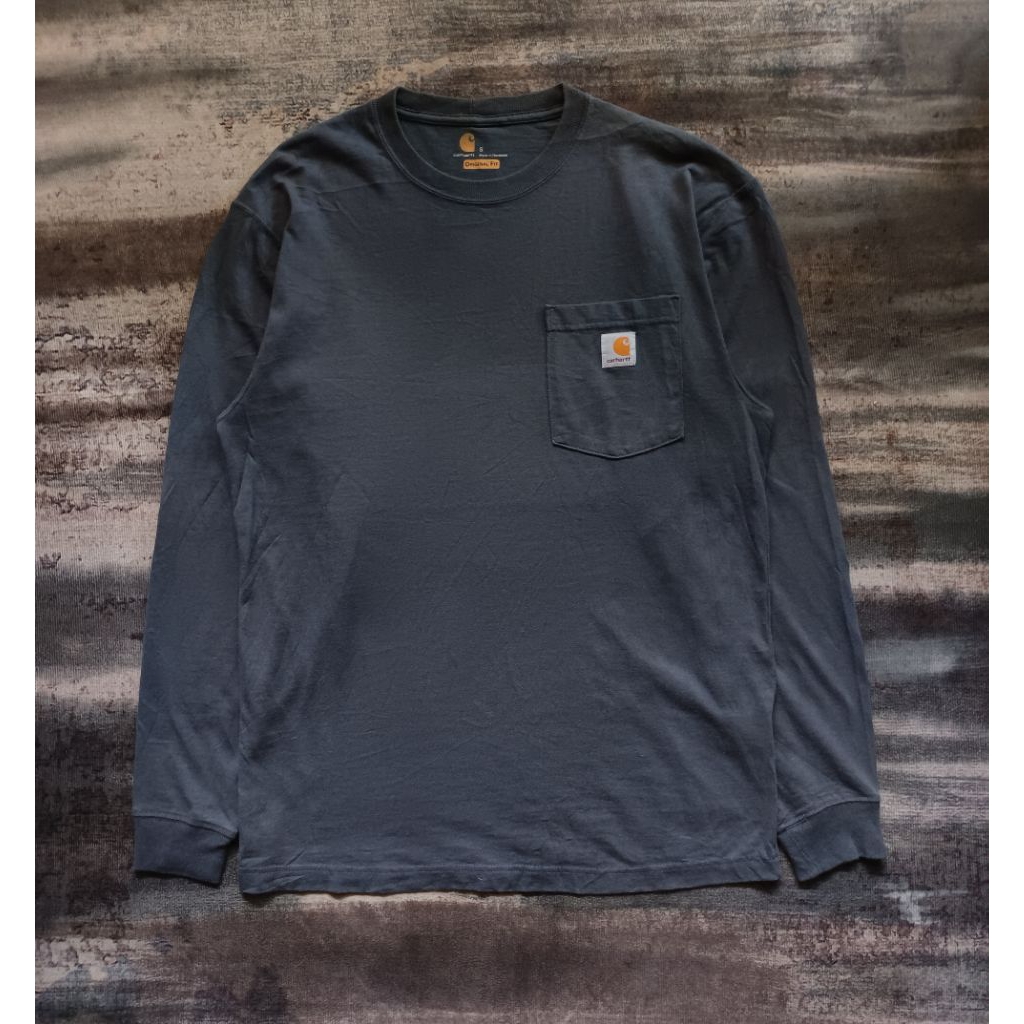 t-shirt long sleeve CARHARTT pocket
