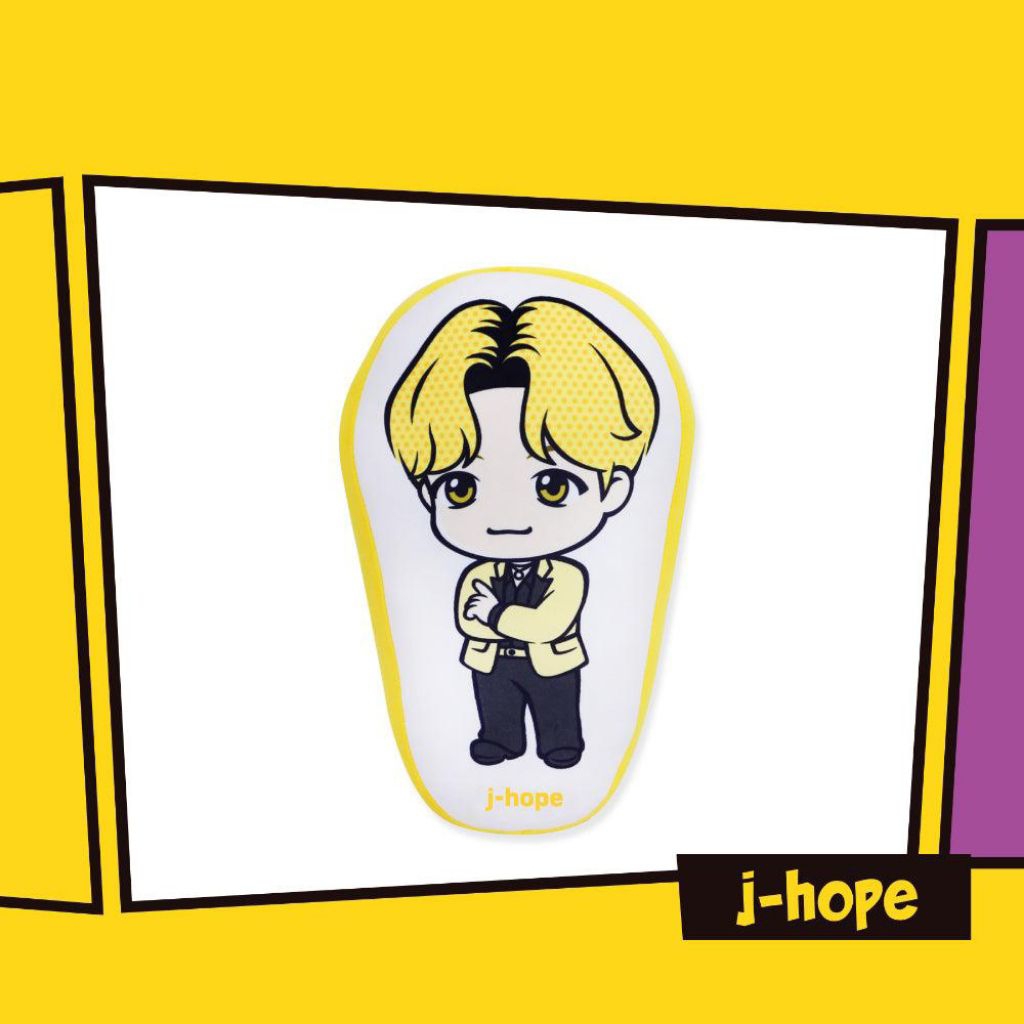NARA HOME DECO x TinyTAN Butter Soft Cushion BTS OFFICIAL MD J-HOPE Bantal Pillow Merchandise