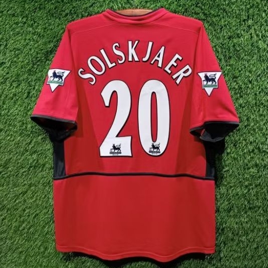 Jersey Manchester Utd Original 2002-2003 Home Large Solskjaer 20