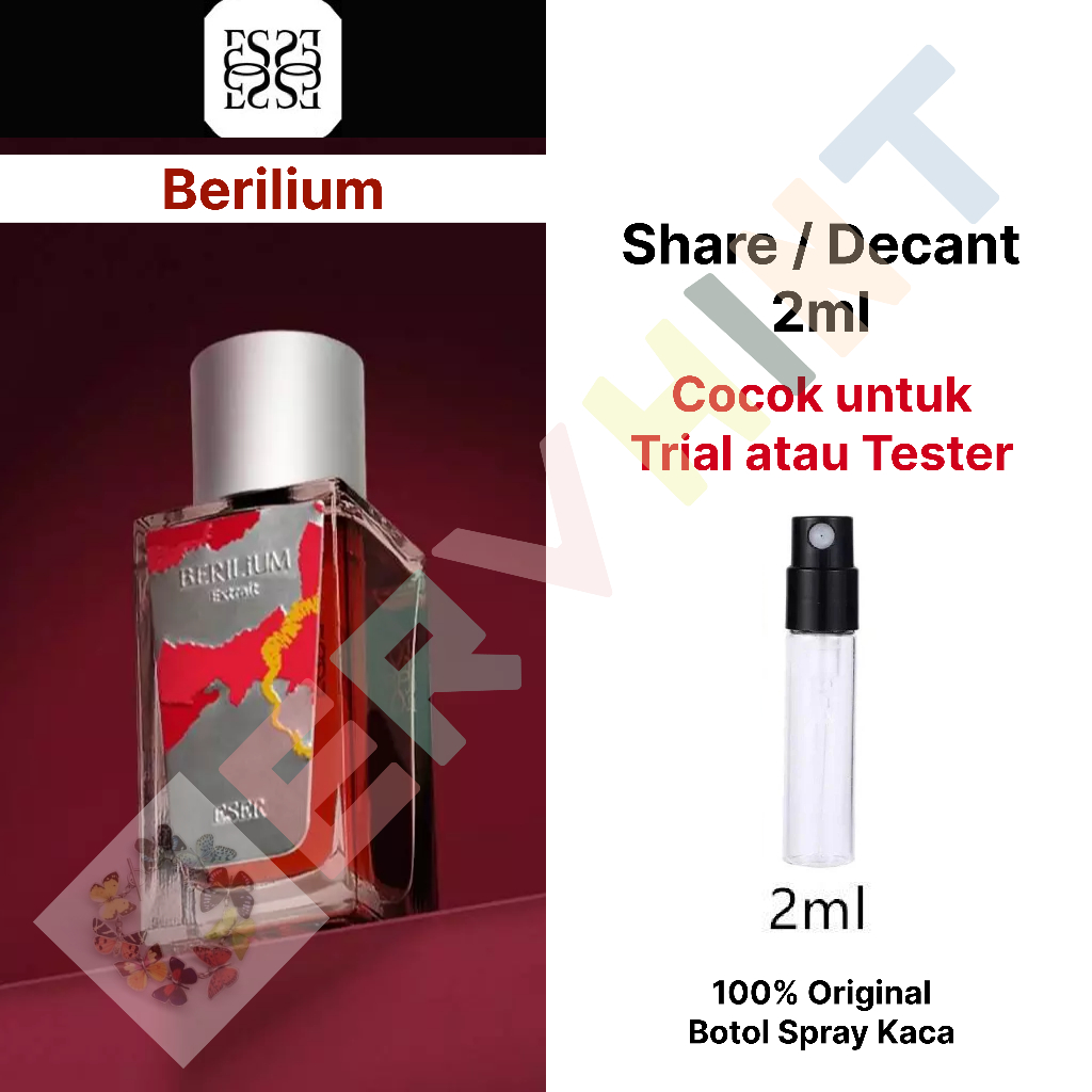 [Decant Parfum] Eser - Berilium XDP (Extrait de Parfum) | Woody Musk Peach | Unisex