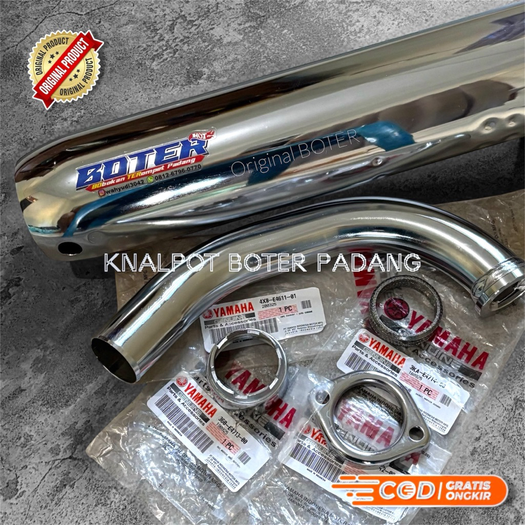 KNALPOT BOTER BOBOKAN TEROMPET PADANG KNALPOT RX KING RX SERIES RX SPESIAL