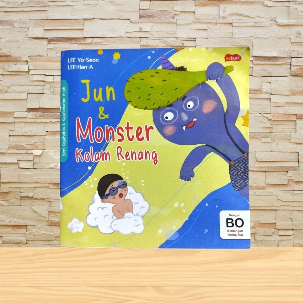 Buki cerita anak - Funtastic - jun dan monster kolam renang [Buku lepasan]