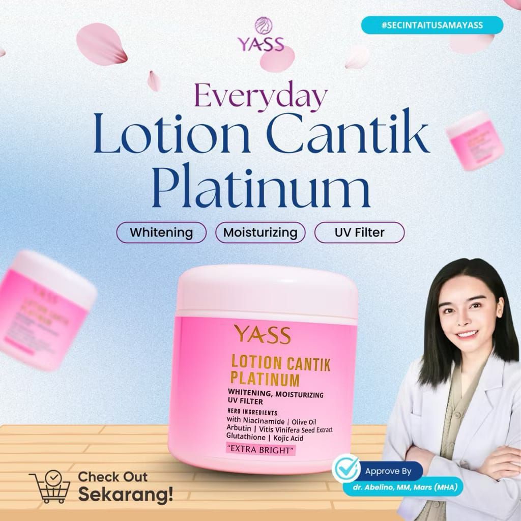 YASS lotion cantik platinum