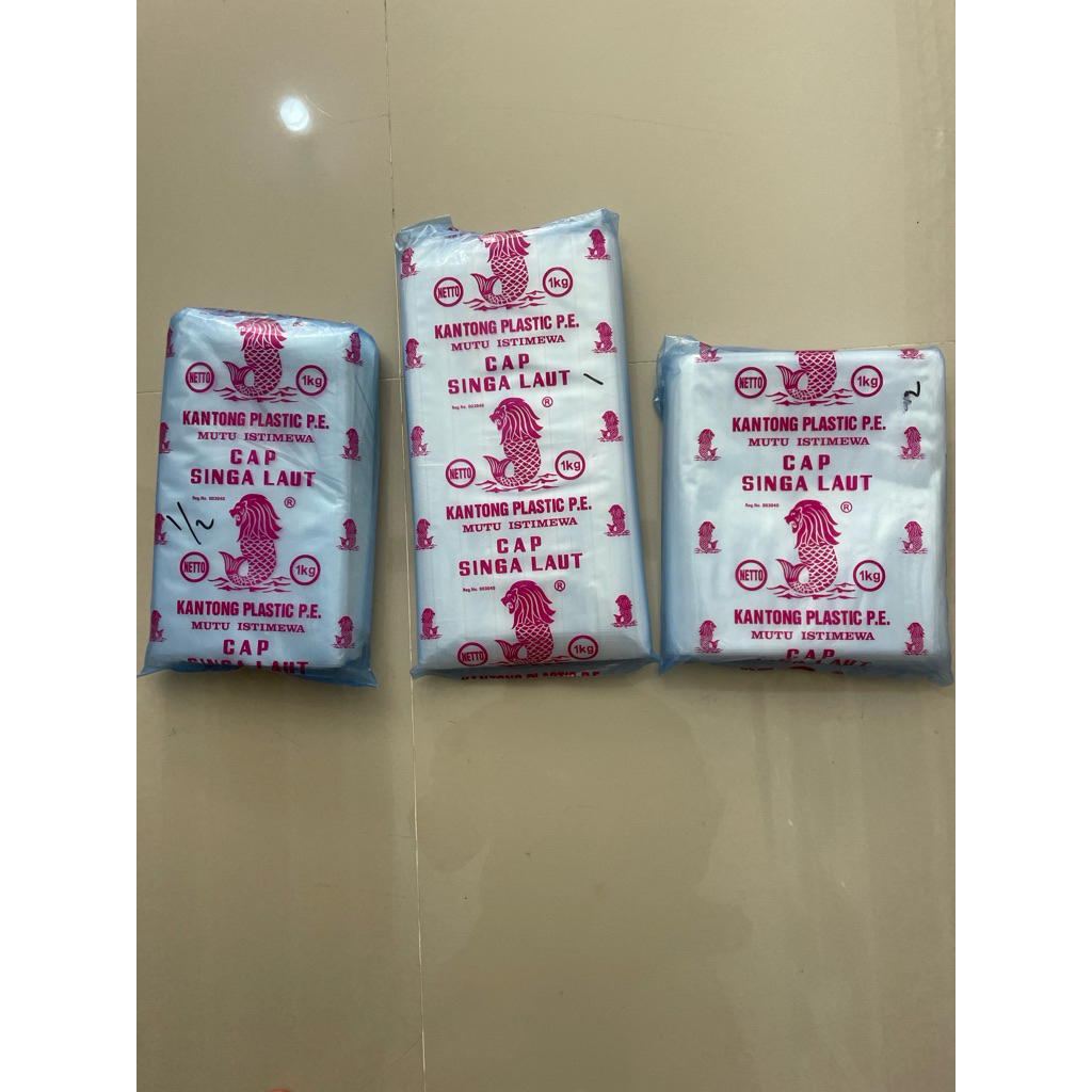 PLASTIK PE 1kg singa laut