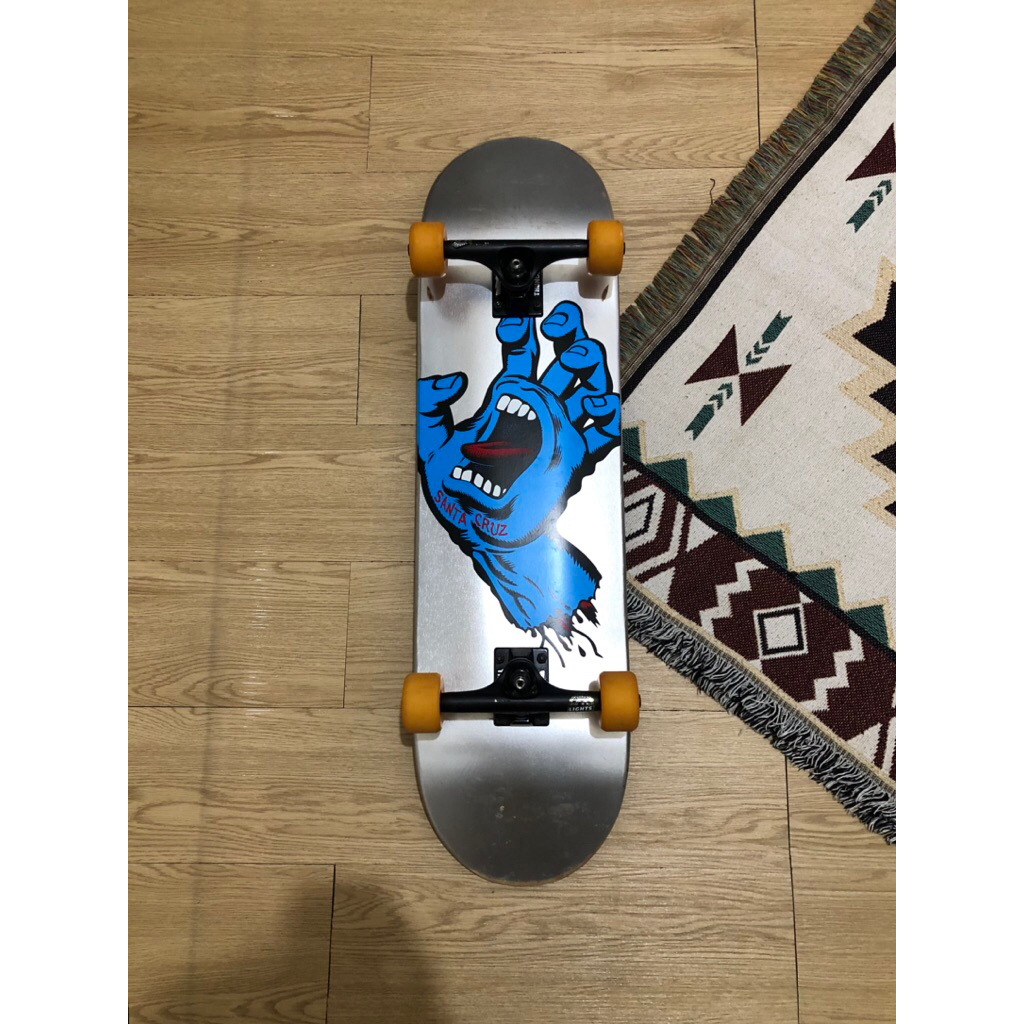 (HARGA NET / PAS) SANTA CRUZ SKATEBOARD SCREAMING HAND SIZE 8.5 / SKATE / SKATEBOARD / DECK SKATE / 