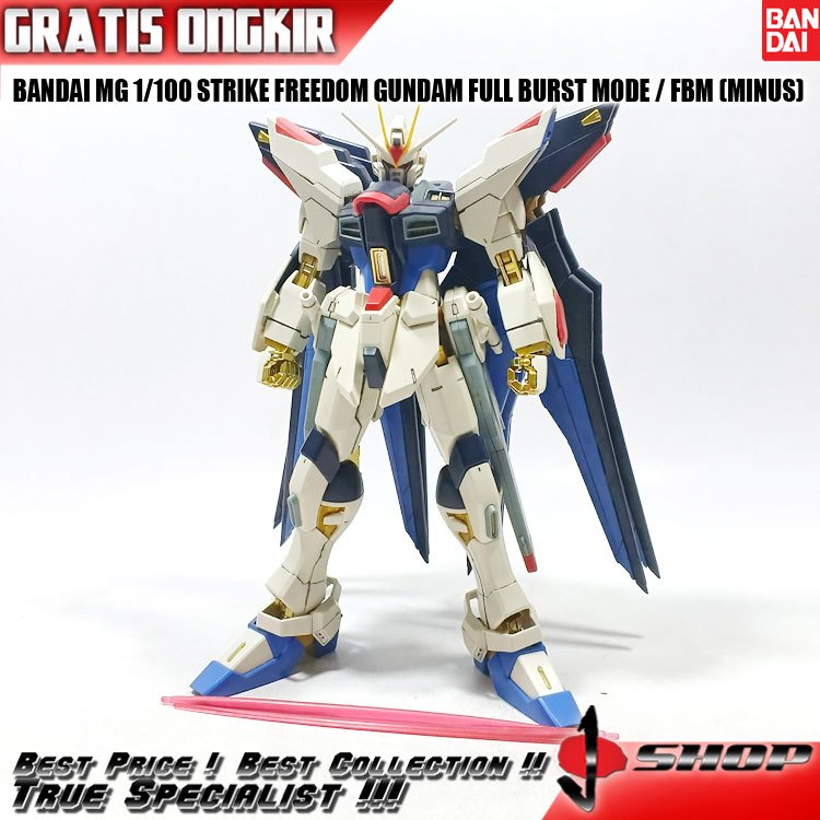 BANDAI MG 1/100 STRIKE FREEDOM GUNDAM FULL BURST MODE  FBM (MINUS) MG2088