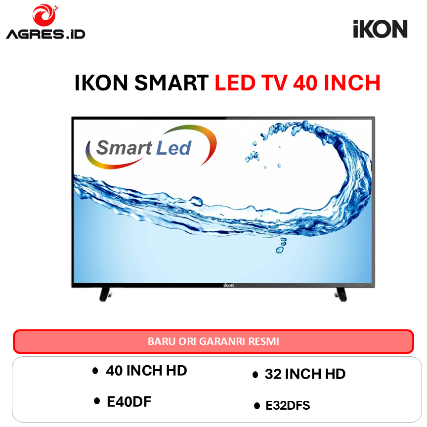 IKON SMART LED TV 40 INCH HD -E40DF