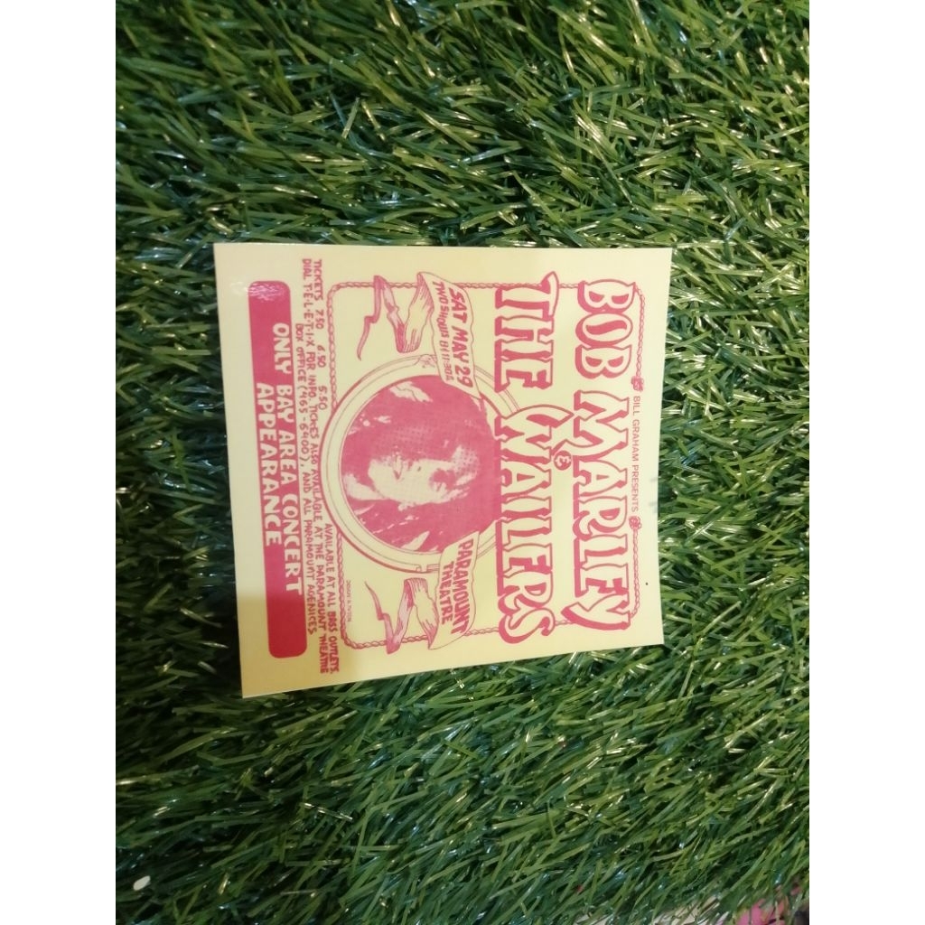 stiker vinyl bob marley