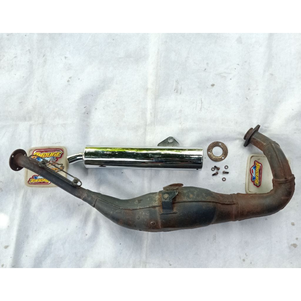 kenalpot knalpot Kawasaki ninja 150 rr old new kr 150 zx cbu standar Oryginal second bekas set