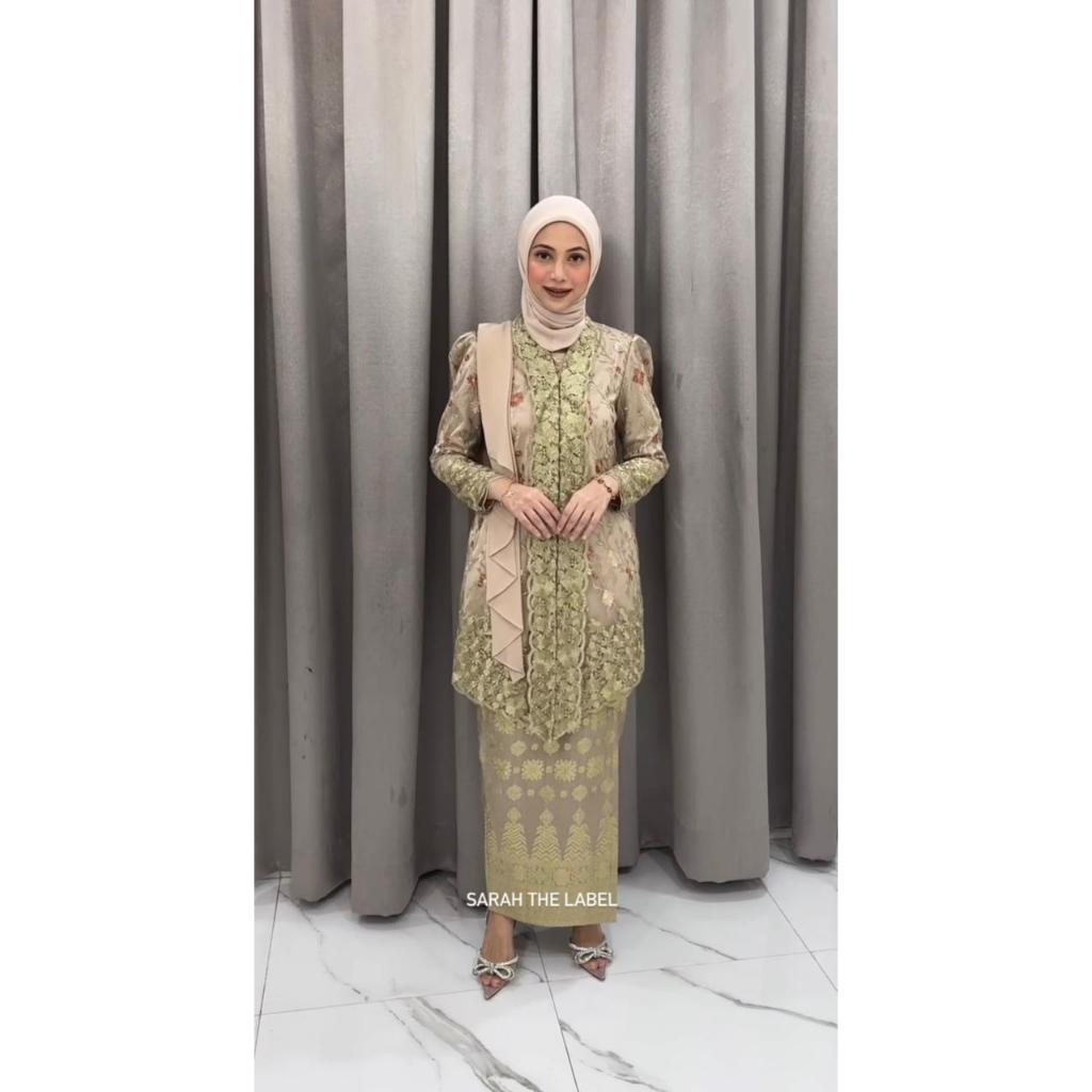 *NEW* Kartini Kebaya warna Nude Matcha size S by Sarah The Label (Hanya Atasan Saja)