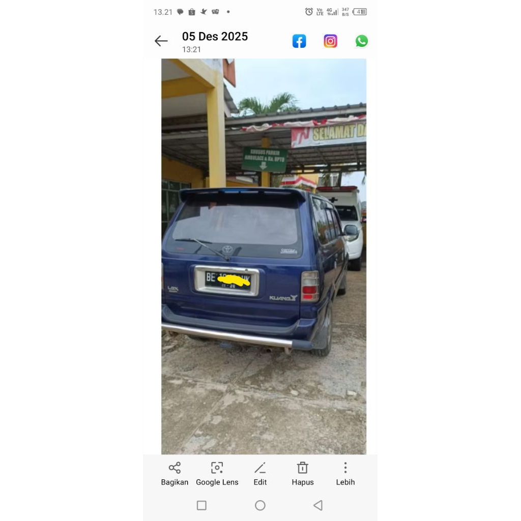 Mobil seken kijang lgx