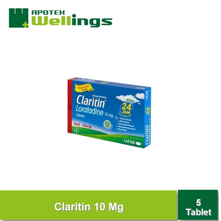 Wellings Claritin 10 Mg 5 tablet