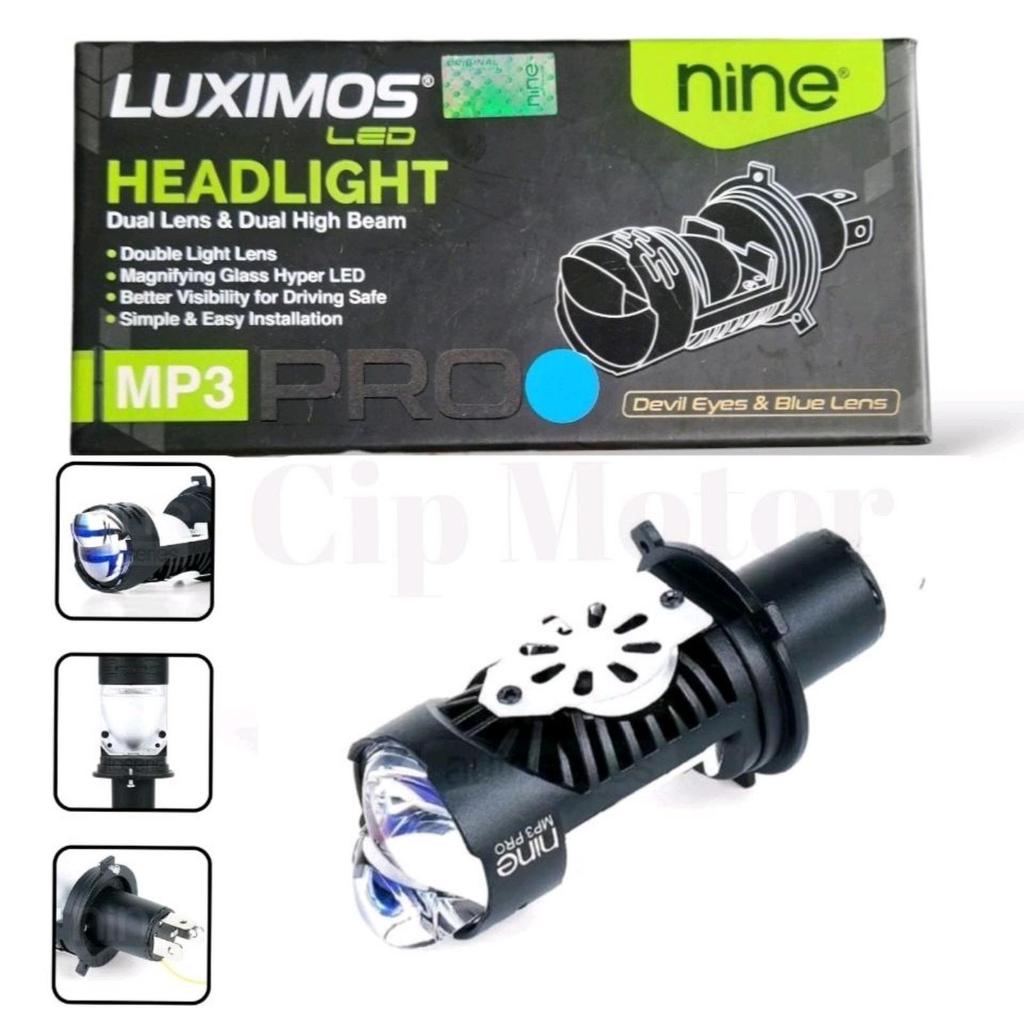 Lampu Led Depan Mobil H4 Luximos MP3 Pro 50 Watt Premium Avanza Inova Yaris Jazz HRV Ertiga Dll