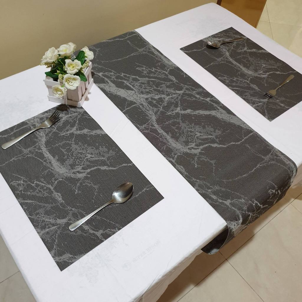 Table Runner Nordic / Taplak Meja Panjang / Dekorasi Meja Waterproof 180 225 270 cm