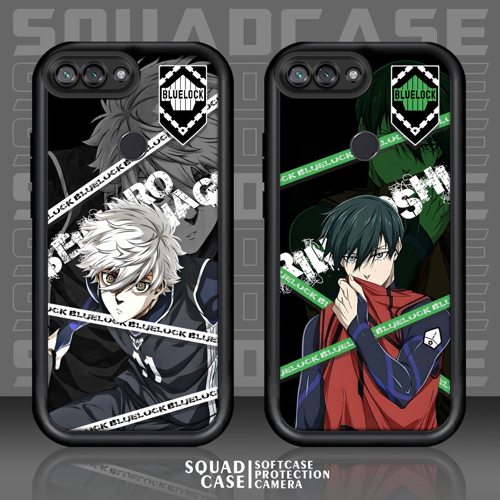 Softcase Glass kaca untuk XIAOMI 8 LITE Motif BLUELOCK2 Casing Handphone Case Hp Procamera