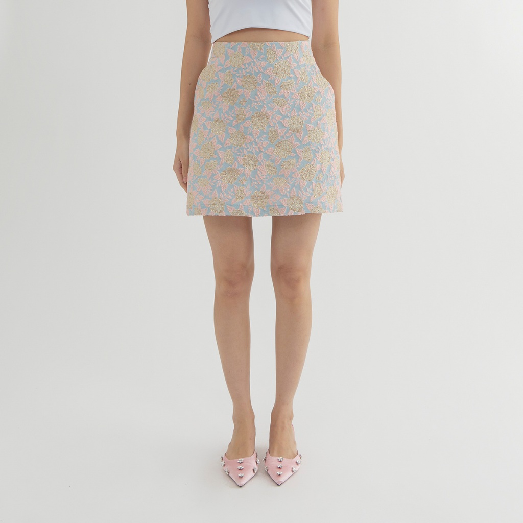 COTTONINK - Bawahan Rok Wanita Blue Anli #CNYCollection2026