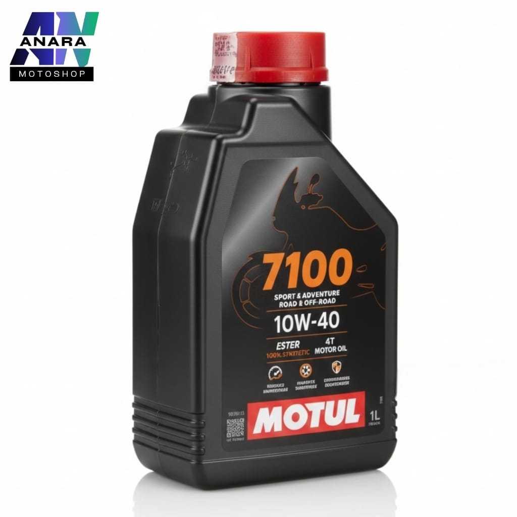 OLI MOTUL 7100 SPORT & ADVENTURE 10W-40 4T MOTOR OIL 100% SYNTHETIC ESTER 1L