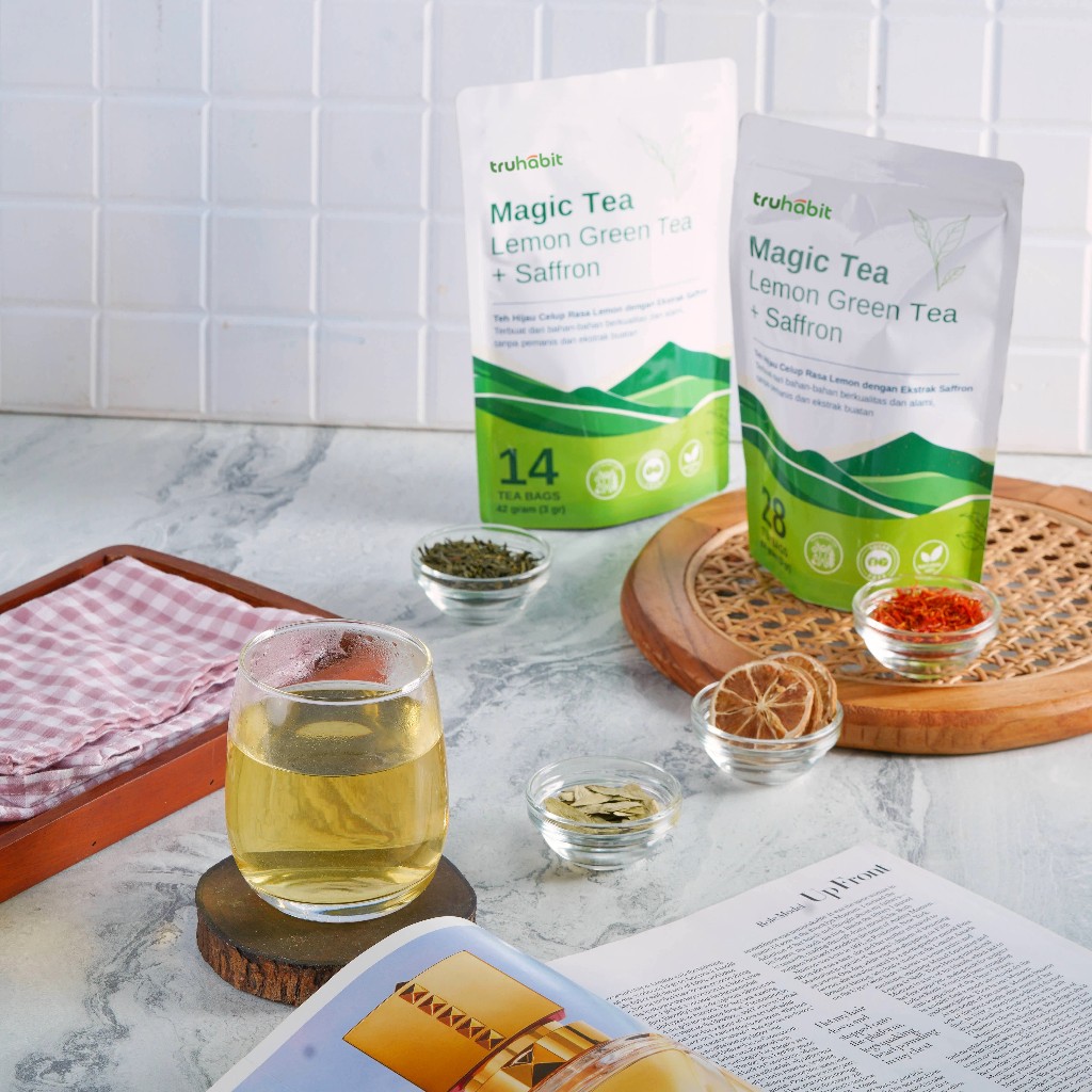 TRUHABIT Magic Slim Tea Isi 28 Bag | Slimming Tea | Teh Hijau Detox dan Diet | Tanpa Pengawet & Gula