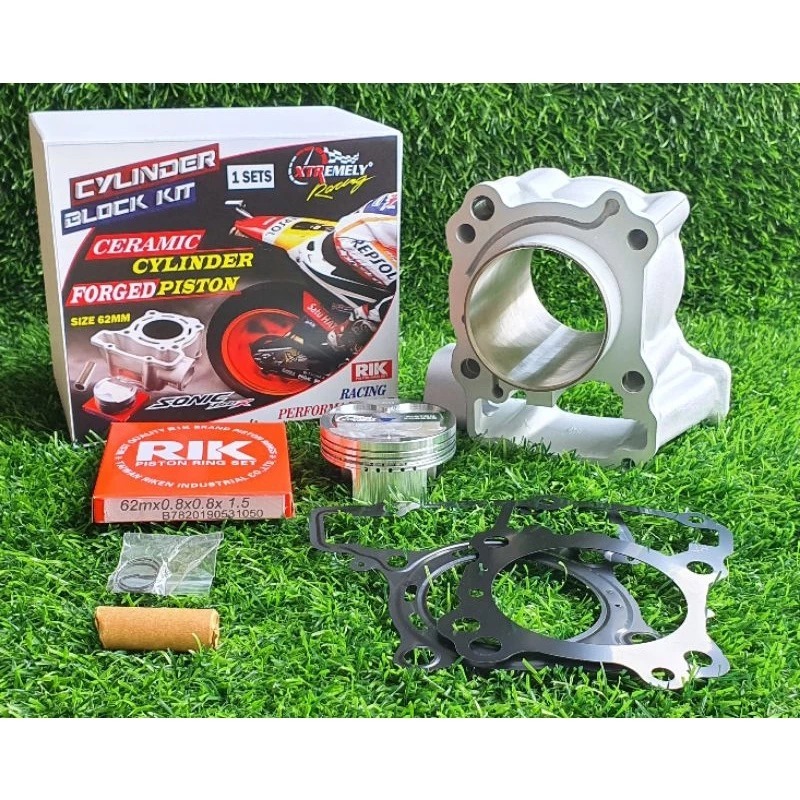 BLOK BORE UP RACING HONDA SONIC SUPRA GTR CBR 150R CB150 SIZE 63MM