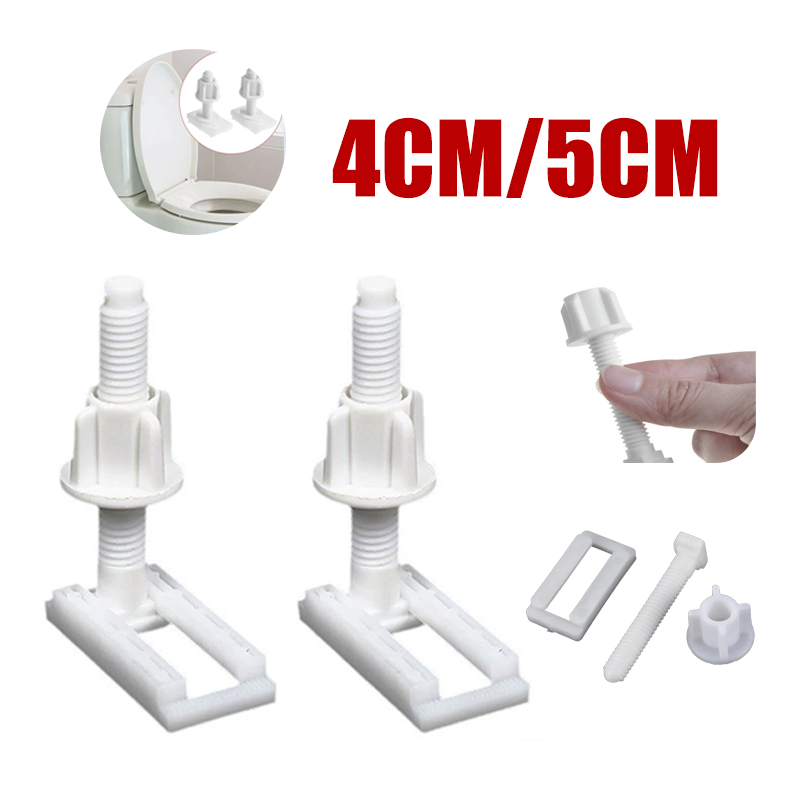 2Pcs Baut Closed Duduk Baut Dudukan 4cm/5cm Kloset Duduk Baut Toilet Duduk WC Duduk Toilet Kloset