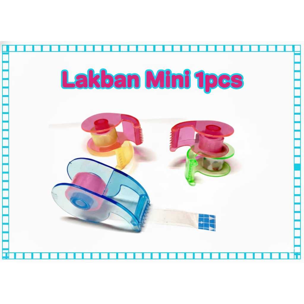 Lakban Mini 1pcs/selotip mini warna random / MINI TAPE