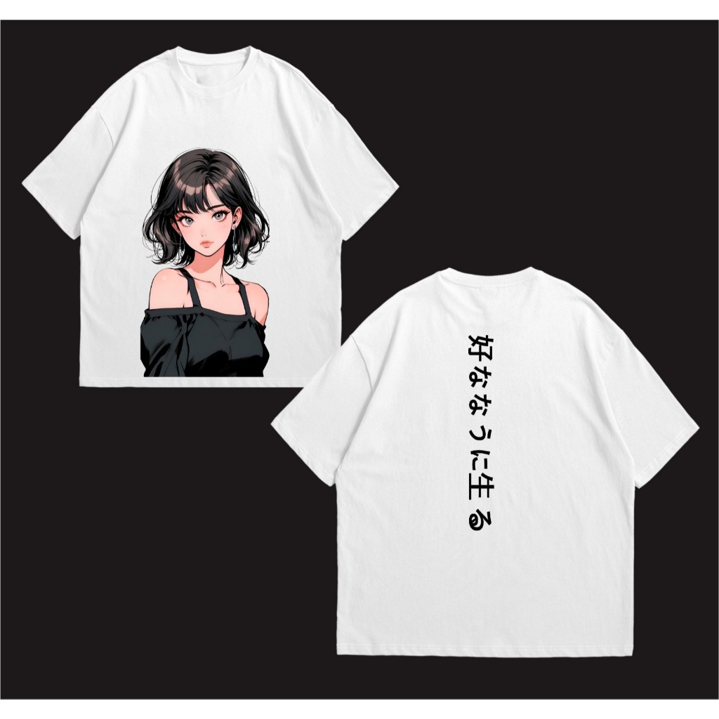 Baju Kaos Tshirt Anime BLEACH - KUROSAKI ICHIGO EDITION