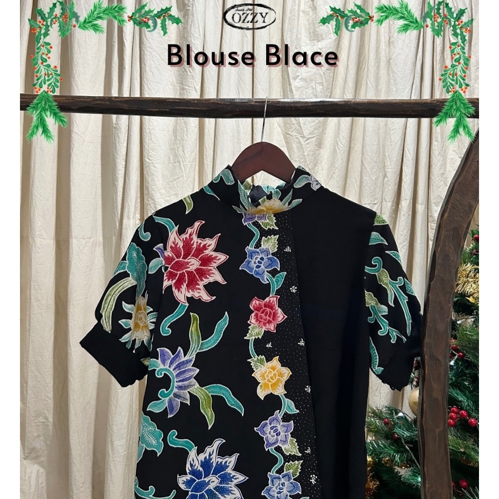 Ozzy Batik Pekalongan Blouse Blace