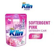 soklin liquid softergent pink