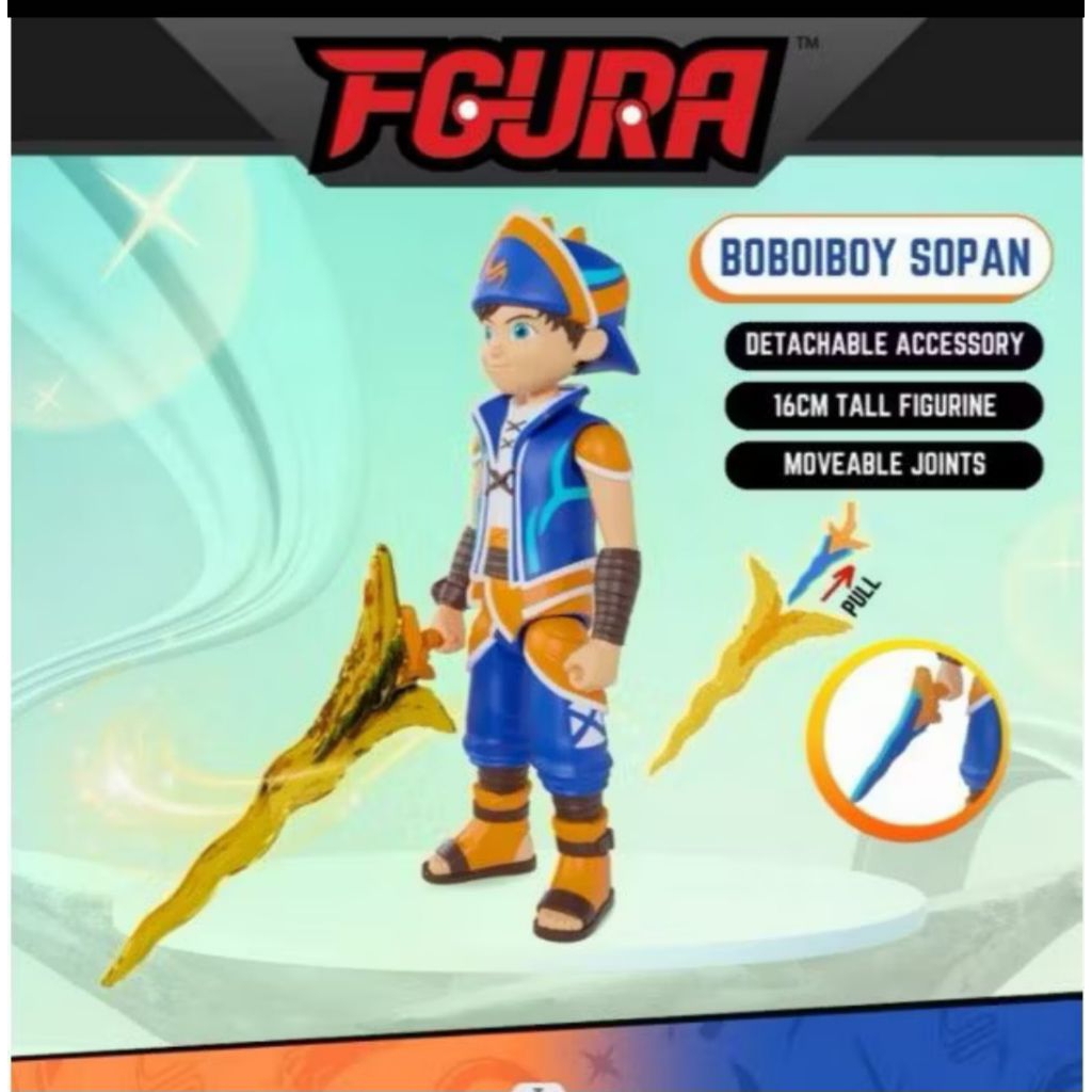 Action Figure Boboiboy Sopan Fgura Boboiboy