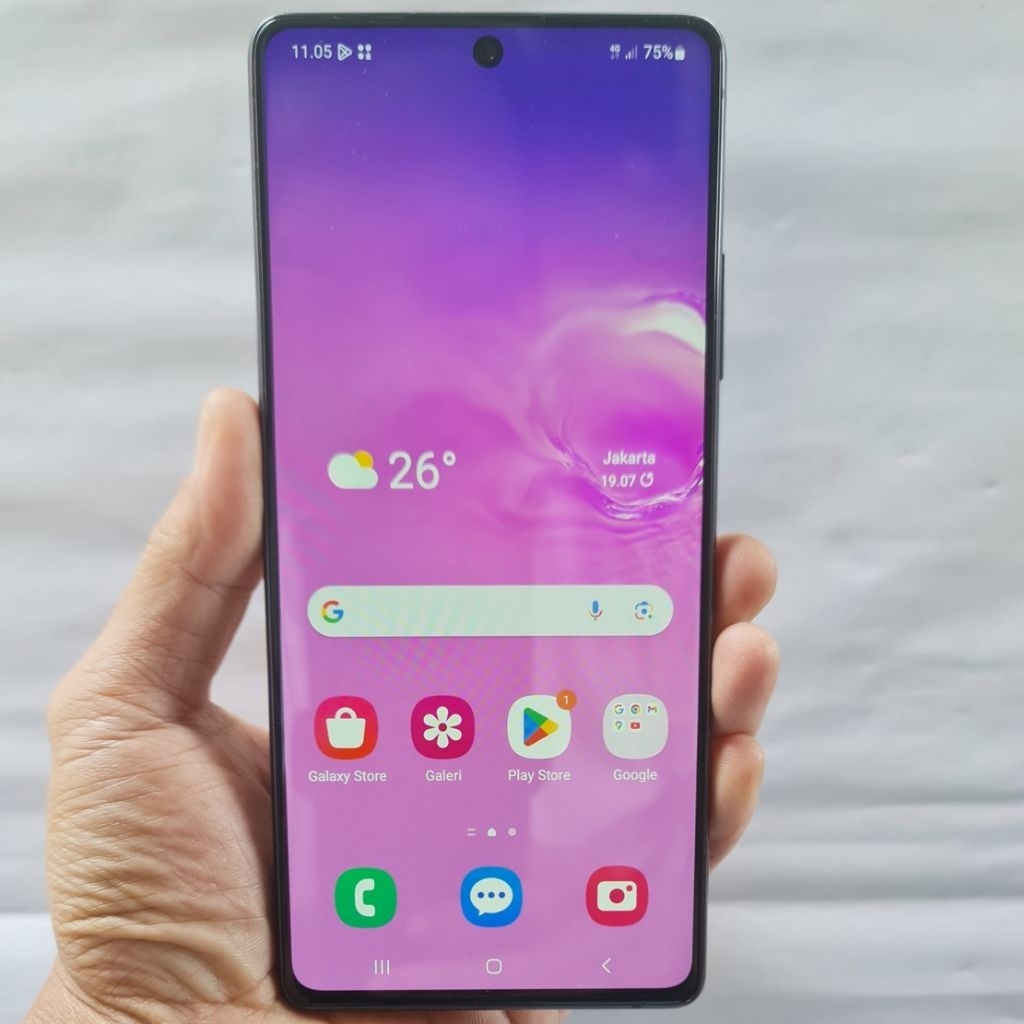 Handphone Hp Samsung Galaxy S10 Lite Second 8/128 NFC Eks Resmi Sein Mulus Original