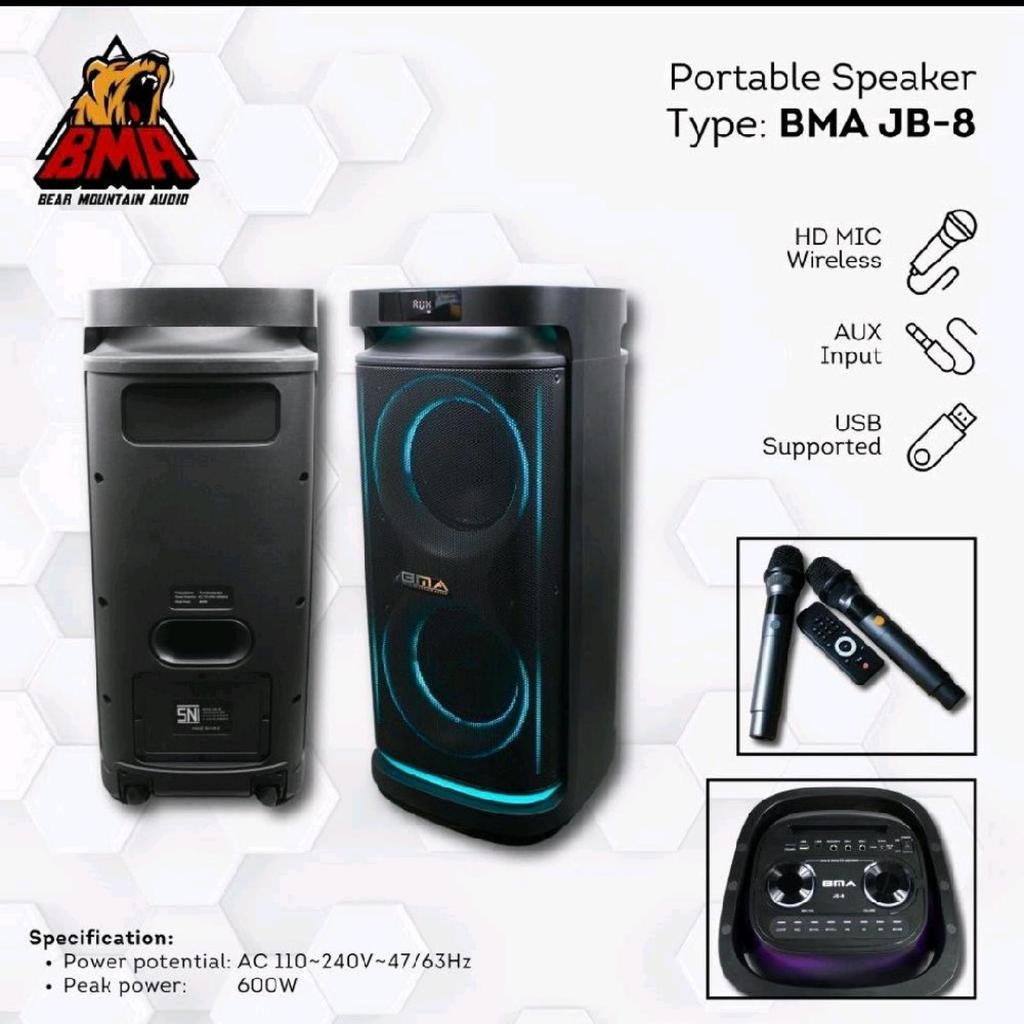 Speaker Portable PartyBox BMA JB-8 Original