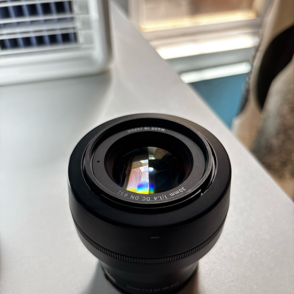 HARGA PAS lensa Sigma 30mm f1.4 for Sony E-mount (Second Good Condition)