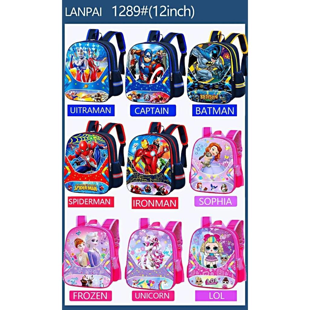 TASIKOO / Tas Ransel Anak SD / TK Tas Anak Karakter Import Bagus Banget R1289