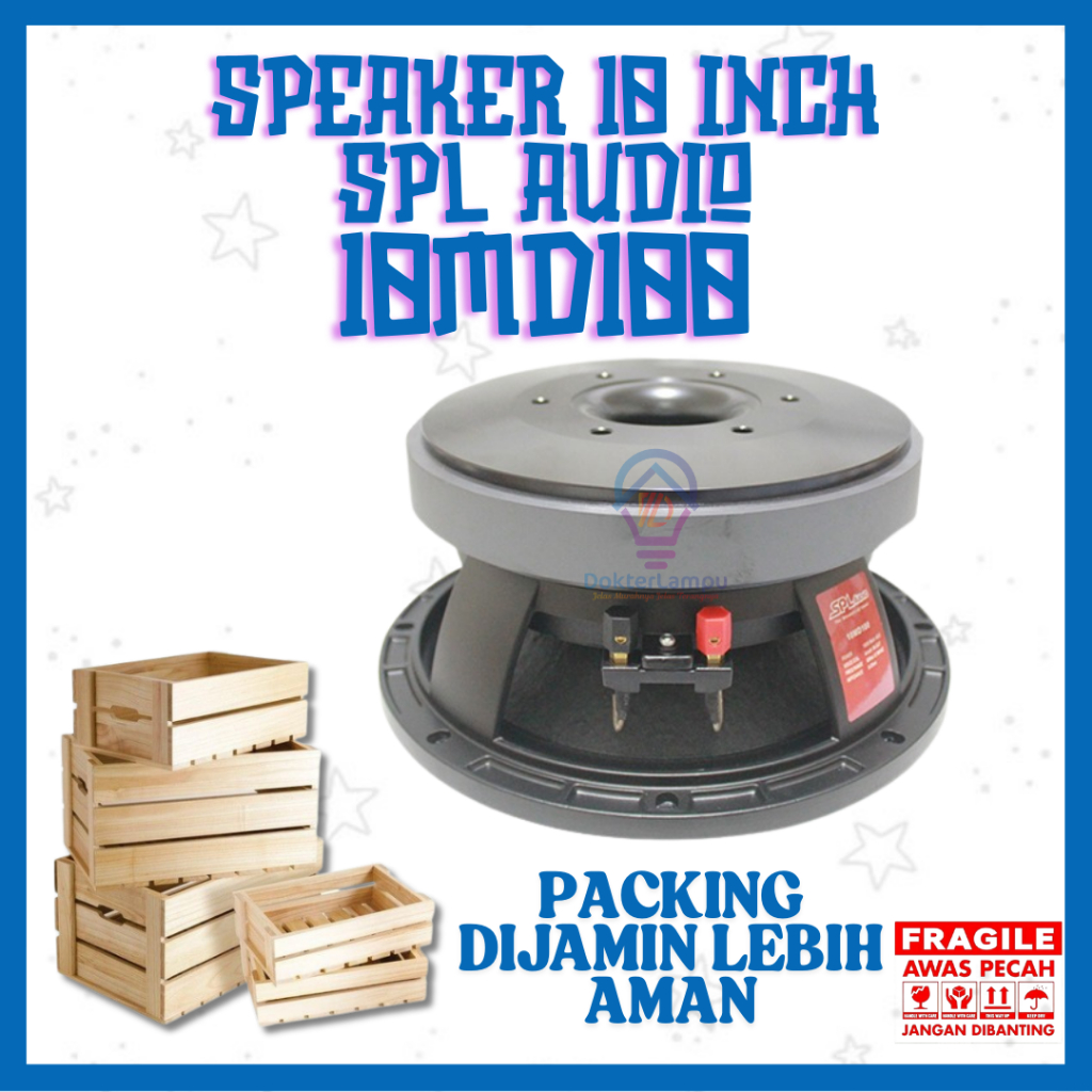 SPL Audio Speaker 10 Inch Tipe 10MD100