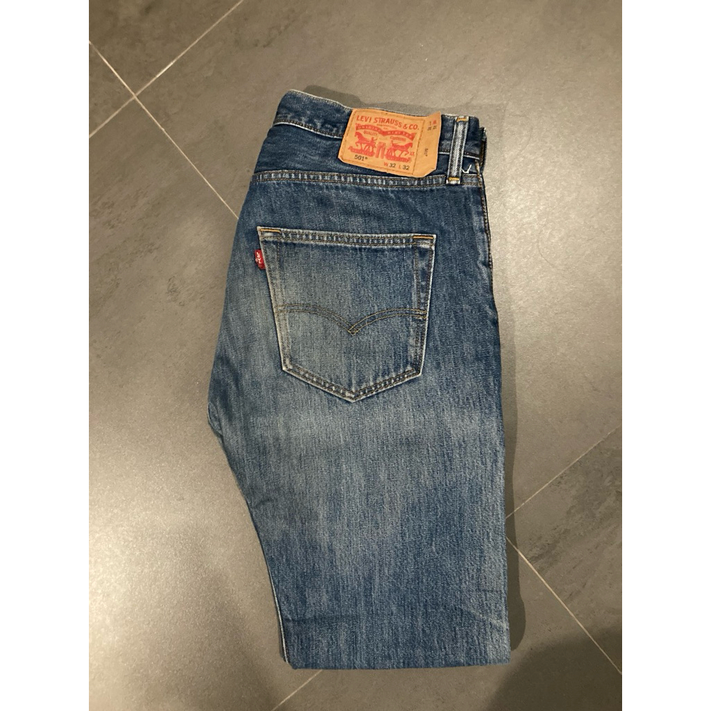levis 501 slim taper celana jeans size 32