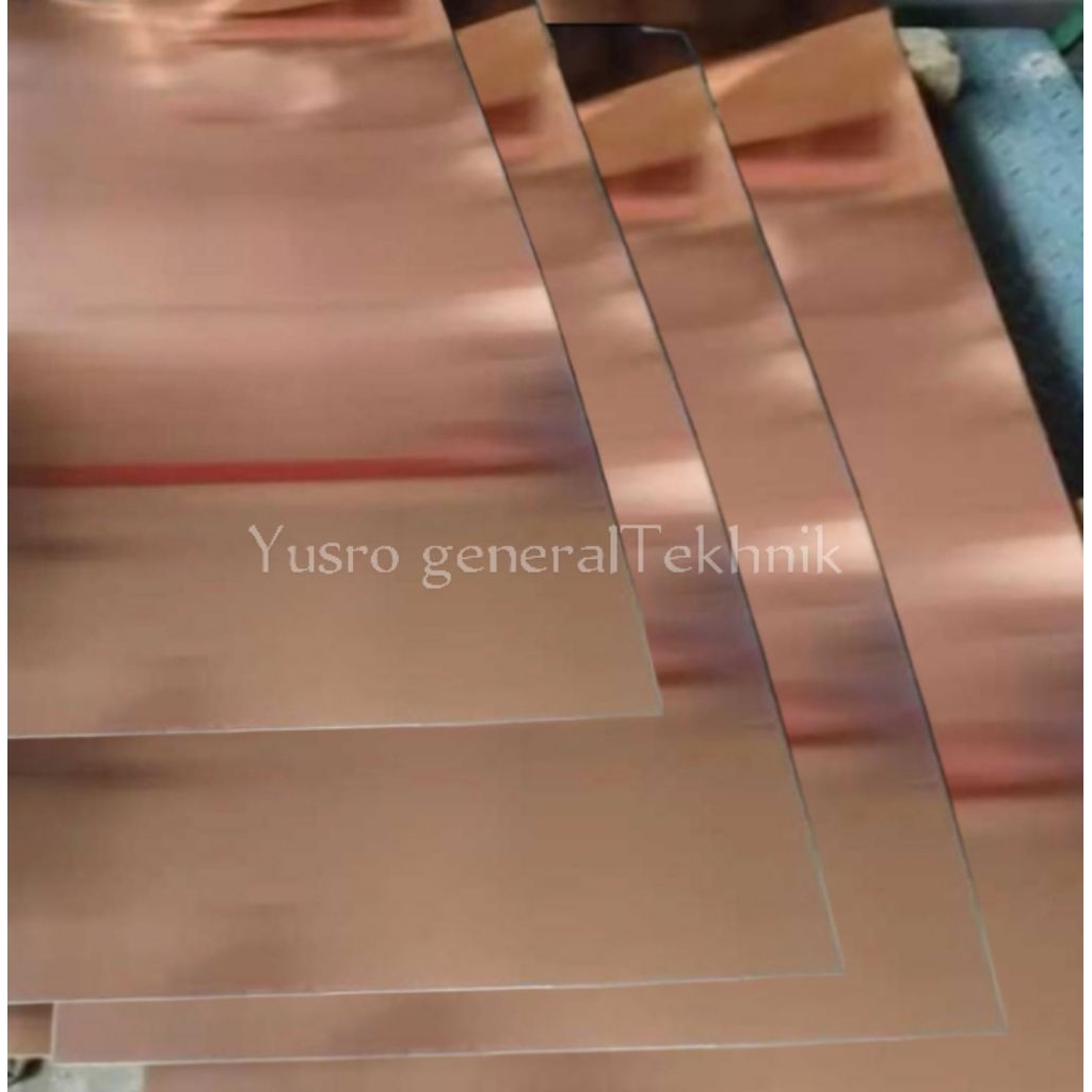 plat tembaga Lembaran  0,5 mm x 70cm x 100cm