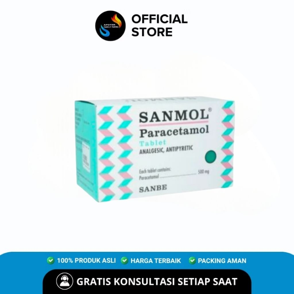Sanmol Paracetamol 500mg Box
