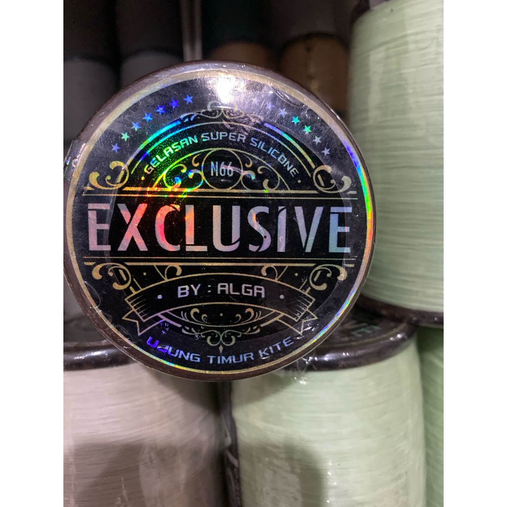 exclusif salatin kimia by alga bahan N66 bobin ijo klos kayu panjang 6000 yard